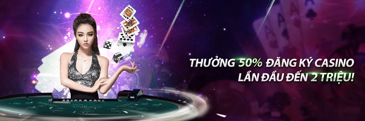 Người chia bài chuyên nghiệp tại bàn Baccarat trực tiếp vf555